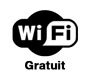 Hôtel wi-fi gratuit en chambre